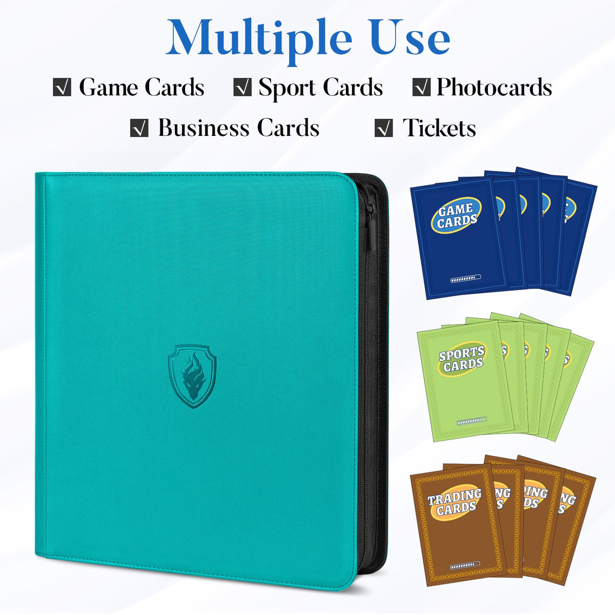Fabmaker acid-free sleeves allow full display of cards.