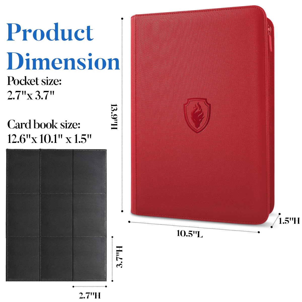 Fabmaker large capacity album holds 360 cards while keeping them mint