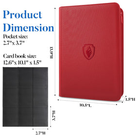 Fabmaker large capacity album holds 360 cards while keeping them mint