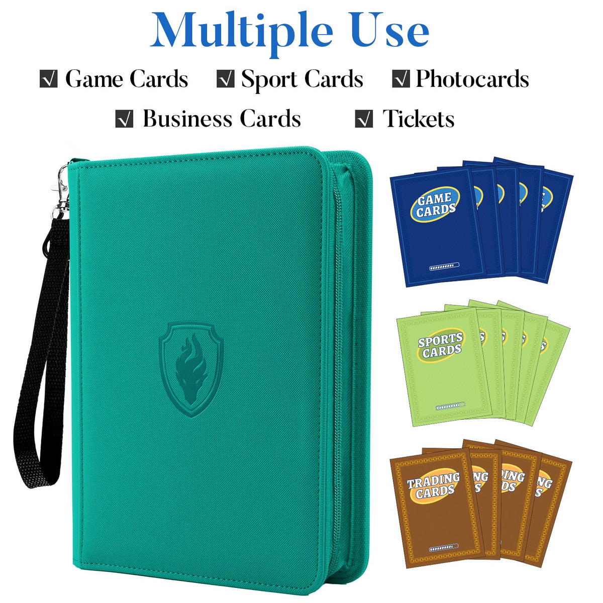 Fabmaker Premium binder shows 40 pages and 320-card capacity