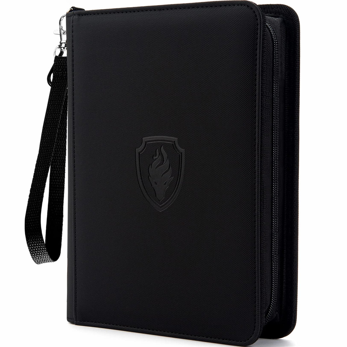 Fabmaker Premium 4-Pocket Binder front view with durable protection for trading cards