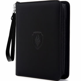 Fabmaker Premium 4-Pocket Binder front view with durable protection for trading cards