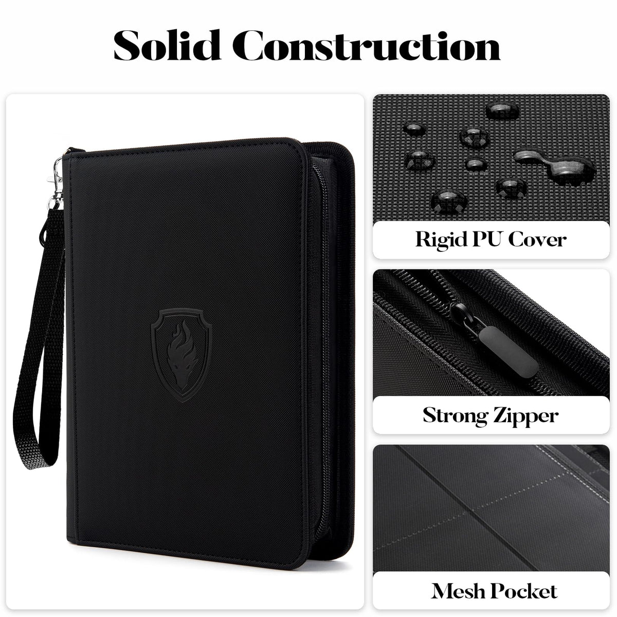Fabmaker Premium Binder spine highlighting portable design for on-the-go storage