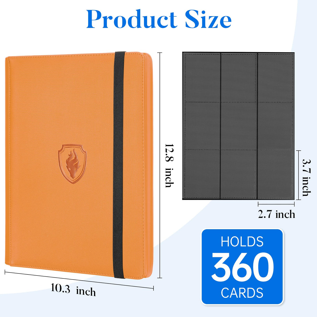 Fabmaker exterior padded PU cover and elastic strap secure cards during transport