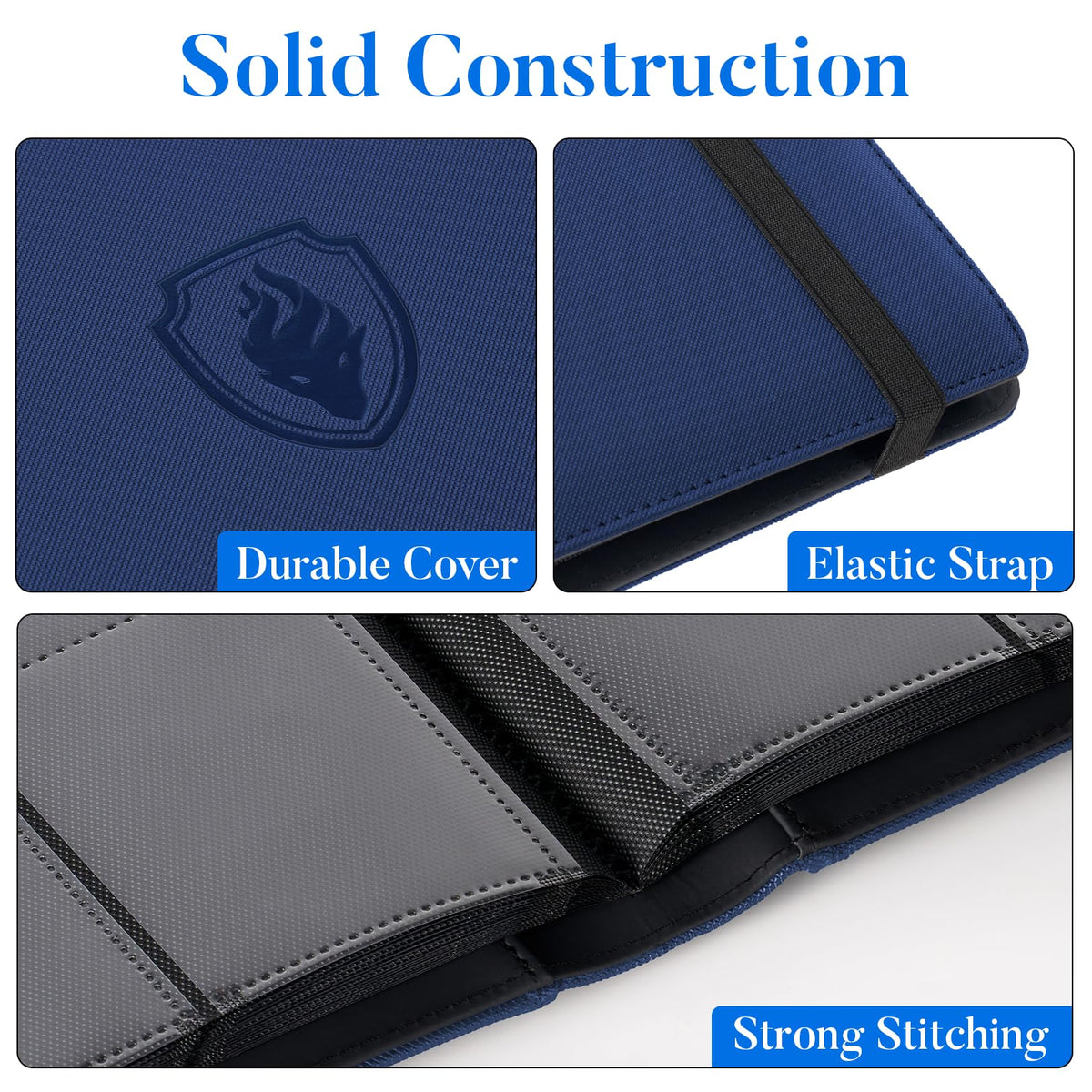 Fabmaker binder embossed logo interior view highlighting premium finish