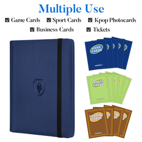 Fabmaker binder interior pages showing clear sleeves and organized layout