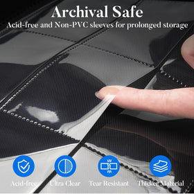 Fabmaker pocket layout highlights 2.7 x 3.7 inch card pockets.