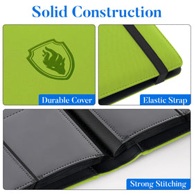 Fabmaker side-loading pockets ease card insertion and reduce spills.