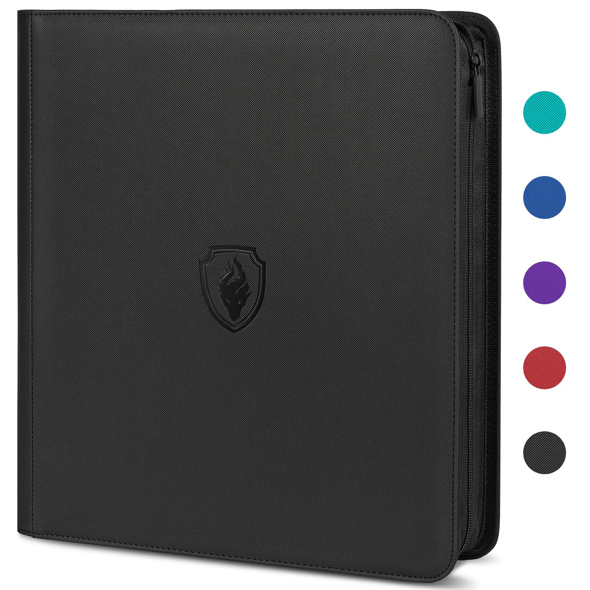 Fabmaker Premium Zip Card Binder front cover showing durable exterior and organized storage