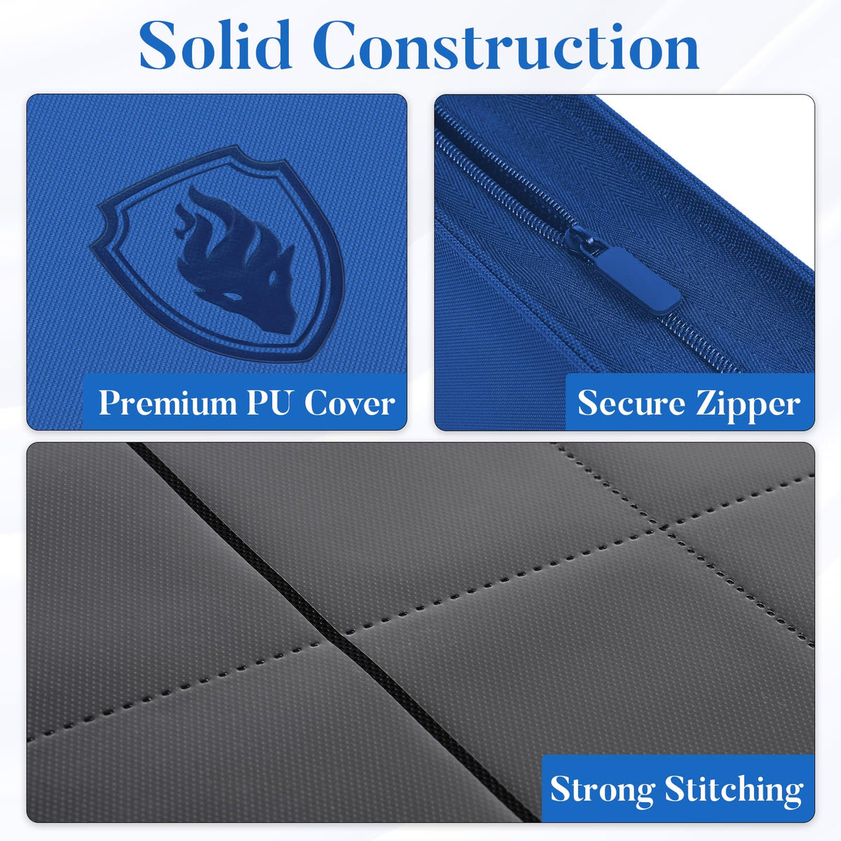 Fabmaker Premium Zip Card Binder 912 pockets enables high-capacity card organization