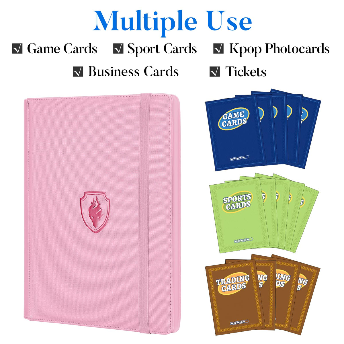 Fabmaker side-loading padded sheets simplify insertion and reduce card loss.