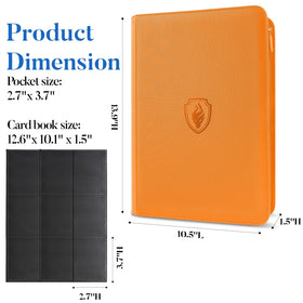 Fabmaker side-loading pockets ease card insertion and prevent spills.