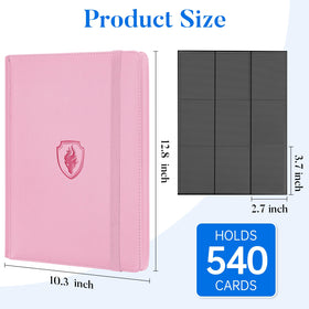 Fabmaker embossed front cover adds style while protecting cards.