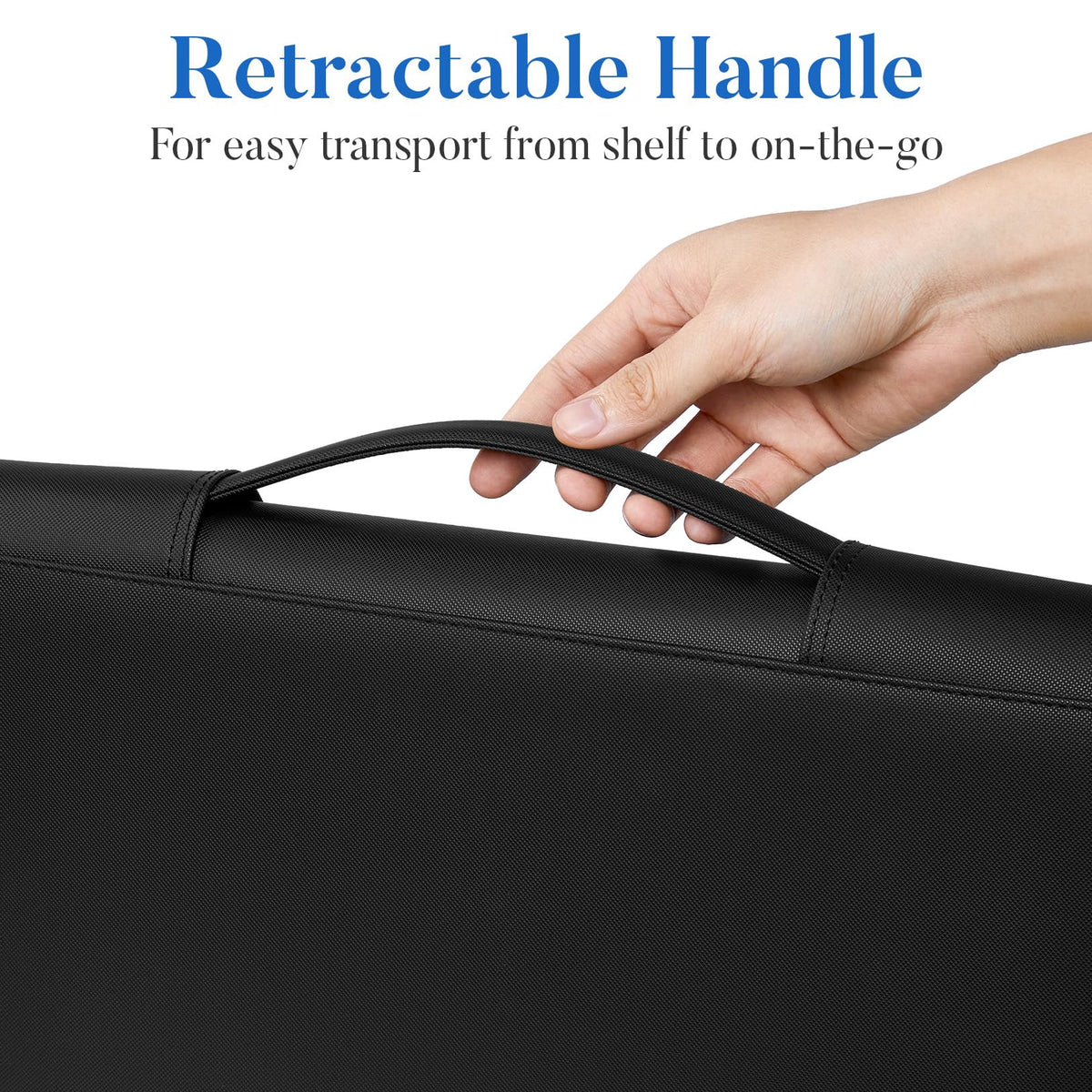 Fabmaker side-loading pockets keep cards organized and easy to insert.