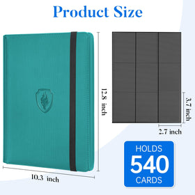 Fabmaker water-resistant binder supports on-the-go card collections.