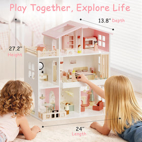 Fabuday dollhouse kitchen invites pretend cooking and daily routines.