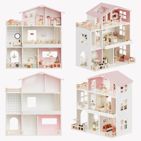 Fabuday dollhouse master-bedroom scene invites imaginative role play.