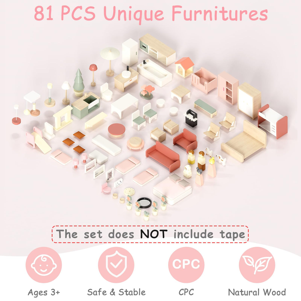 Fabuday dollhouse playroom celebrates creativity and organized play.