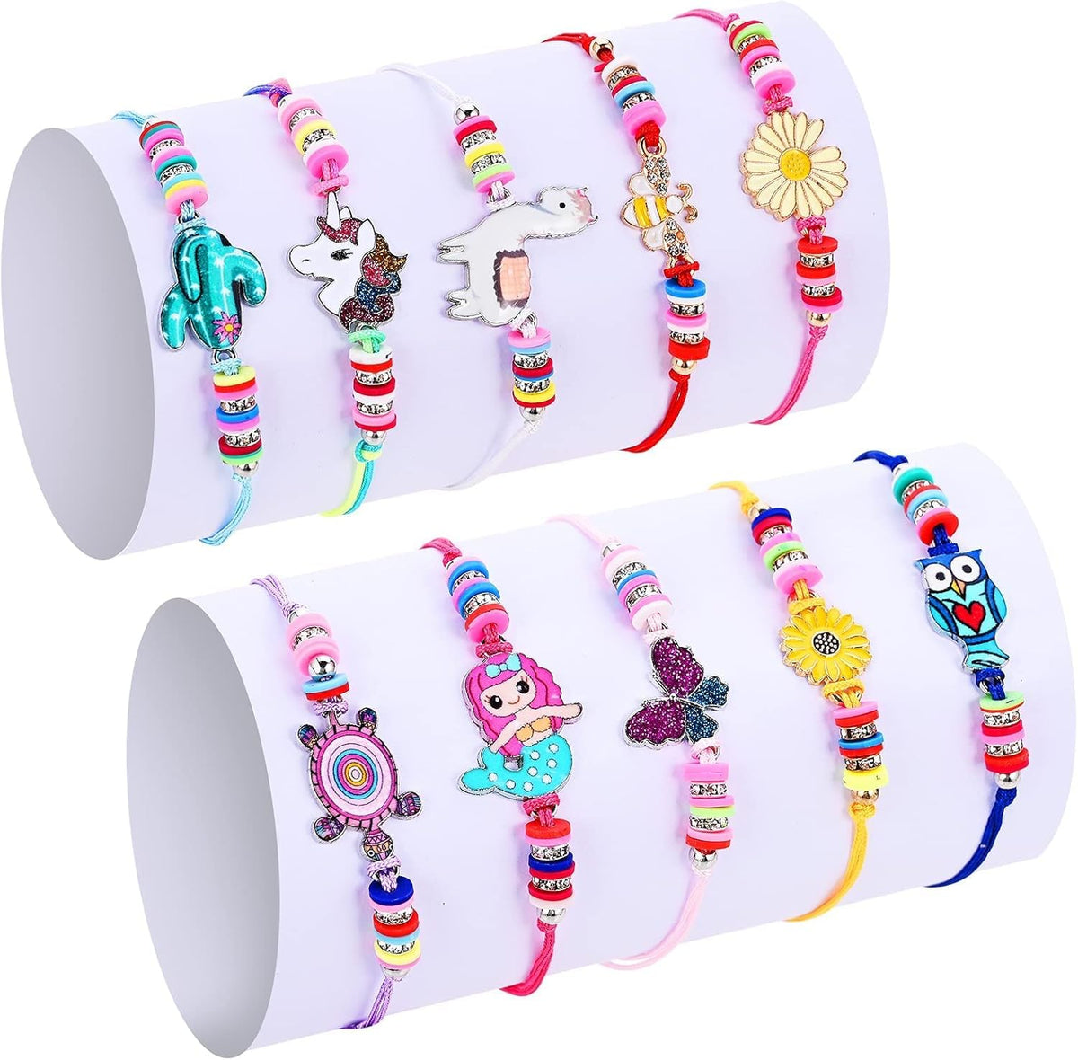 Faburo Pastel Necklace offers easy wear for school days.