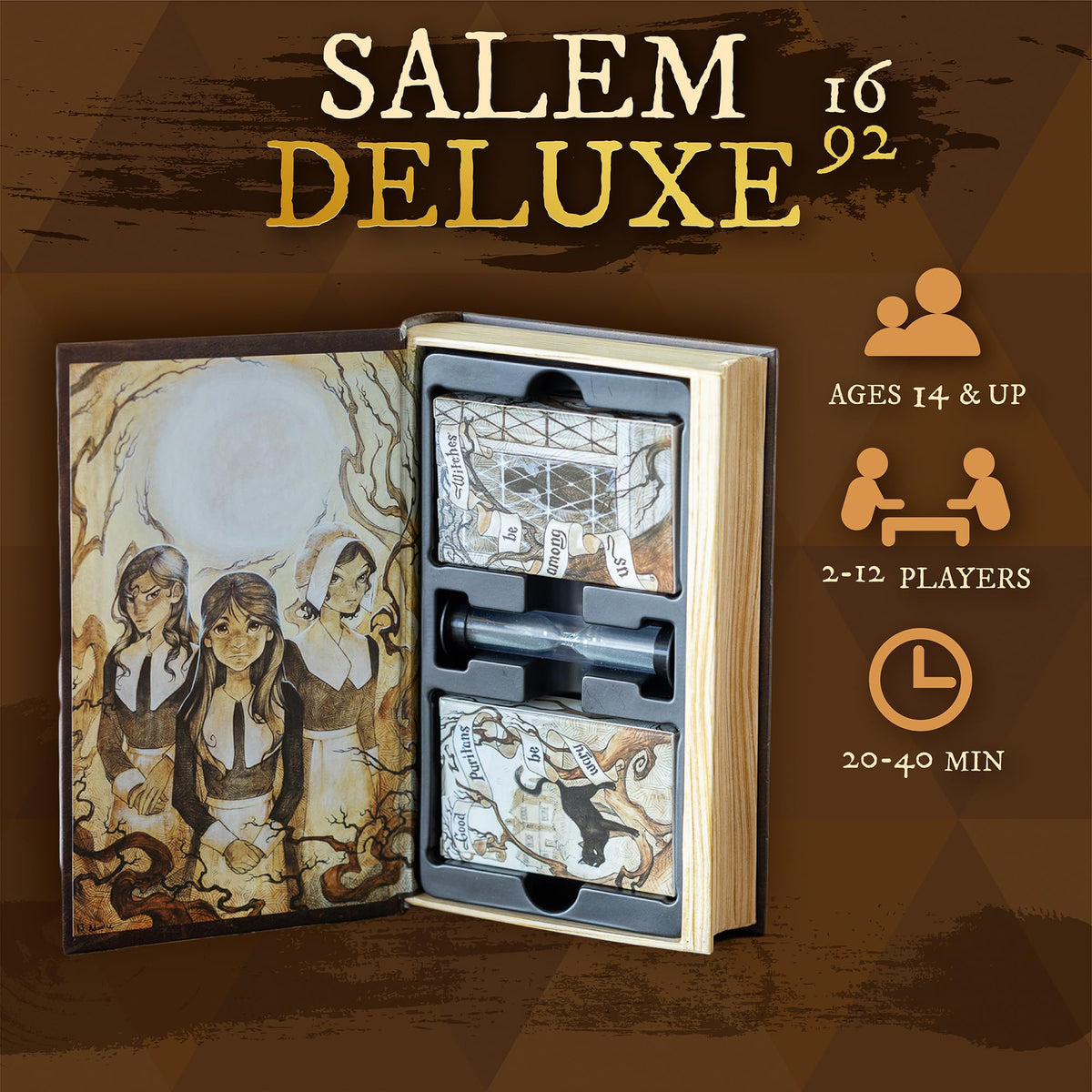 Facade Games Salem 1692 card set enables dynamic social deduction and fast rounds.