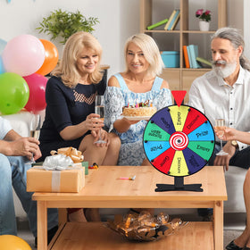 Facilife prize wheel showing ten color slots for customizable promotions