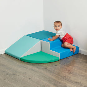 Final assembled SoftScape climber fits neatly in small spaces.