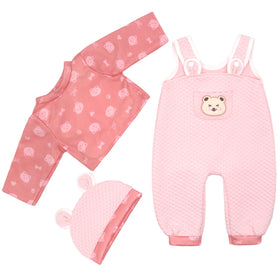FADALEA doll clothes collection with hats: coordinated ensembles