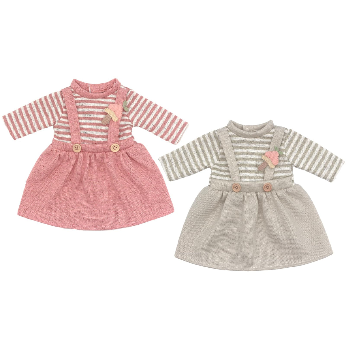 FADALEA try-on showcase with removable outfits on a doll.