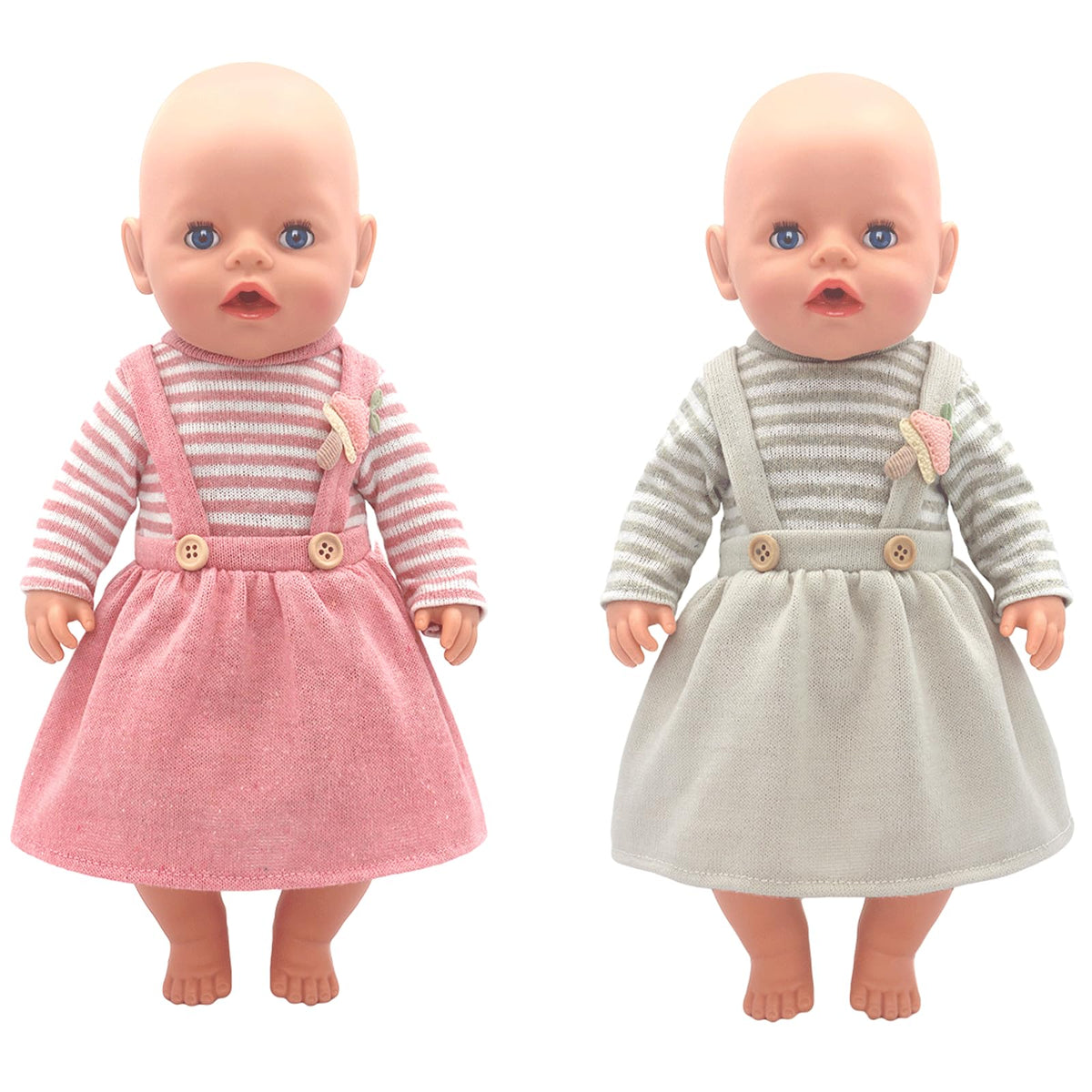 FADALEA hats and socks set complements any doll wardrobe.