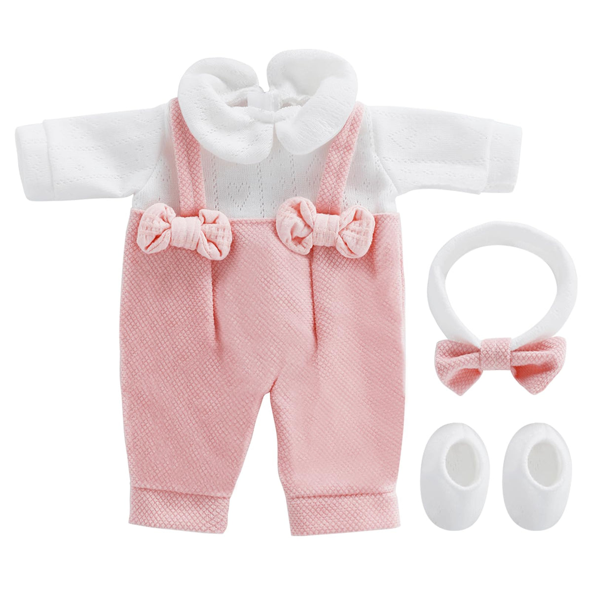 FADALEA doll headbands three-pack adds colorful accessories.