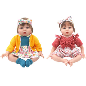 FADALEA coat and dress ensemble for 18-20 inch dolls, snug fit.