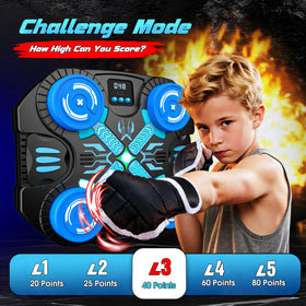 Faentwc boxing machine LED lights syncing with music