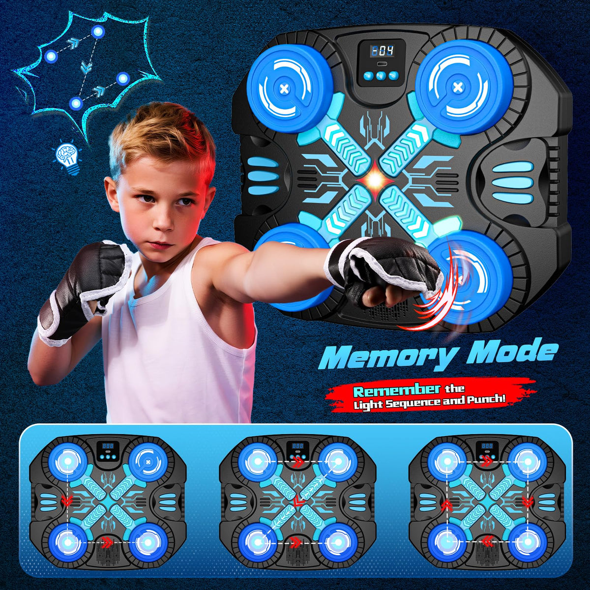 Faentwc boxing machine safety pads cushion punches for kids