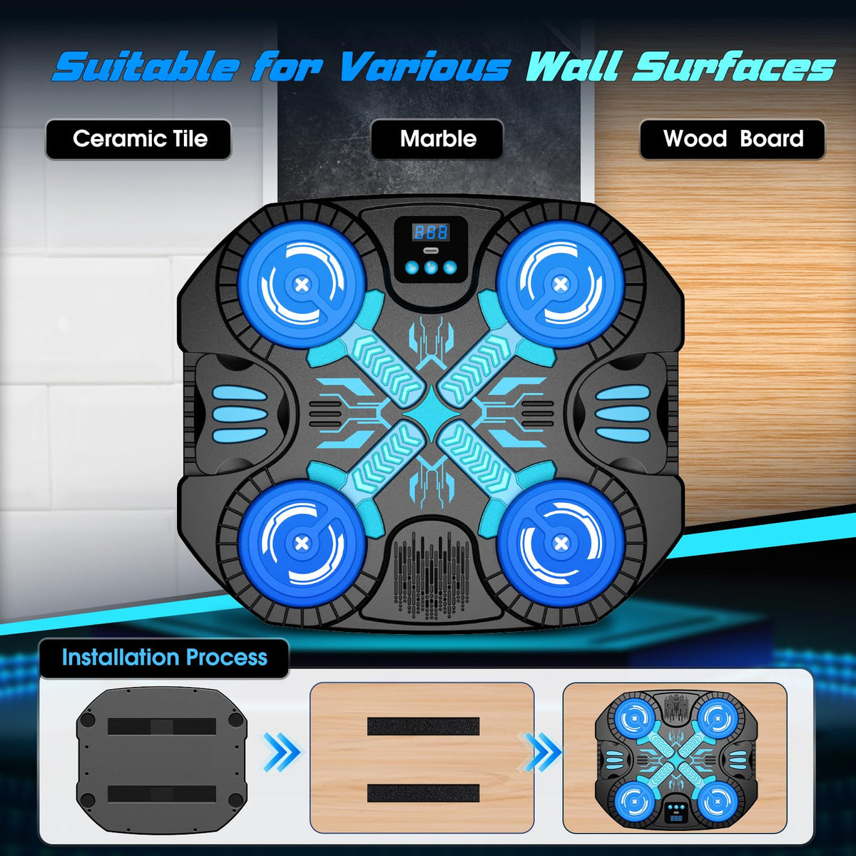 Faentwc boxing machine space-saving wall-mounted design