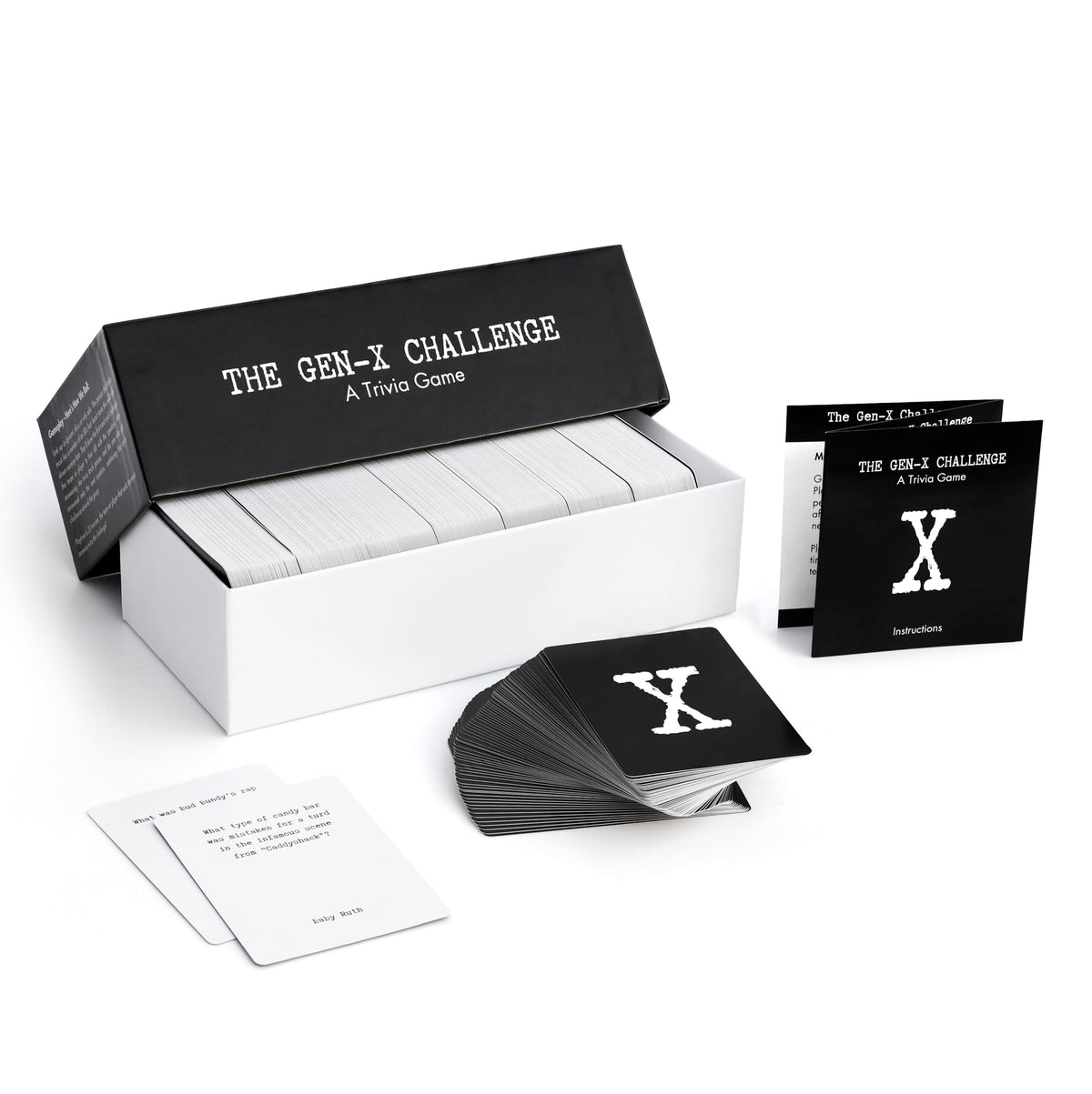 FAFO GAMES Gen-X Challenge 600 cards — durable format for endless rounds.