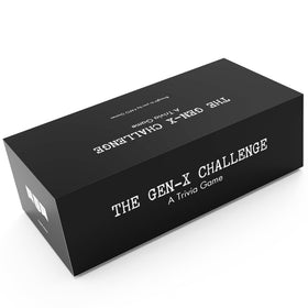 FAFO GAMES The Gen-X Challenge box — retro trivia for engaging game nights.
