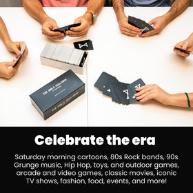 FAFO GAMES Gen-X Challenge players around table — perfect for social game nights.