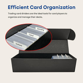 Fageverld dividers pack enables precise sorting of cards for quick access.