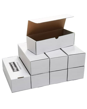 Fageverld top loader storage box front view protects top loaders and keeps cards organized.