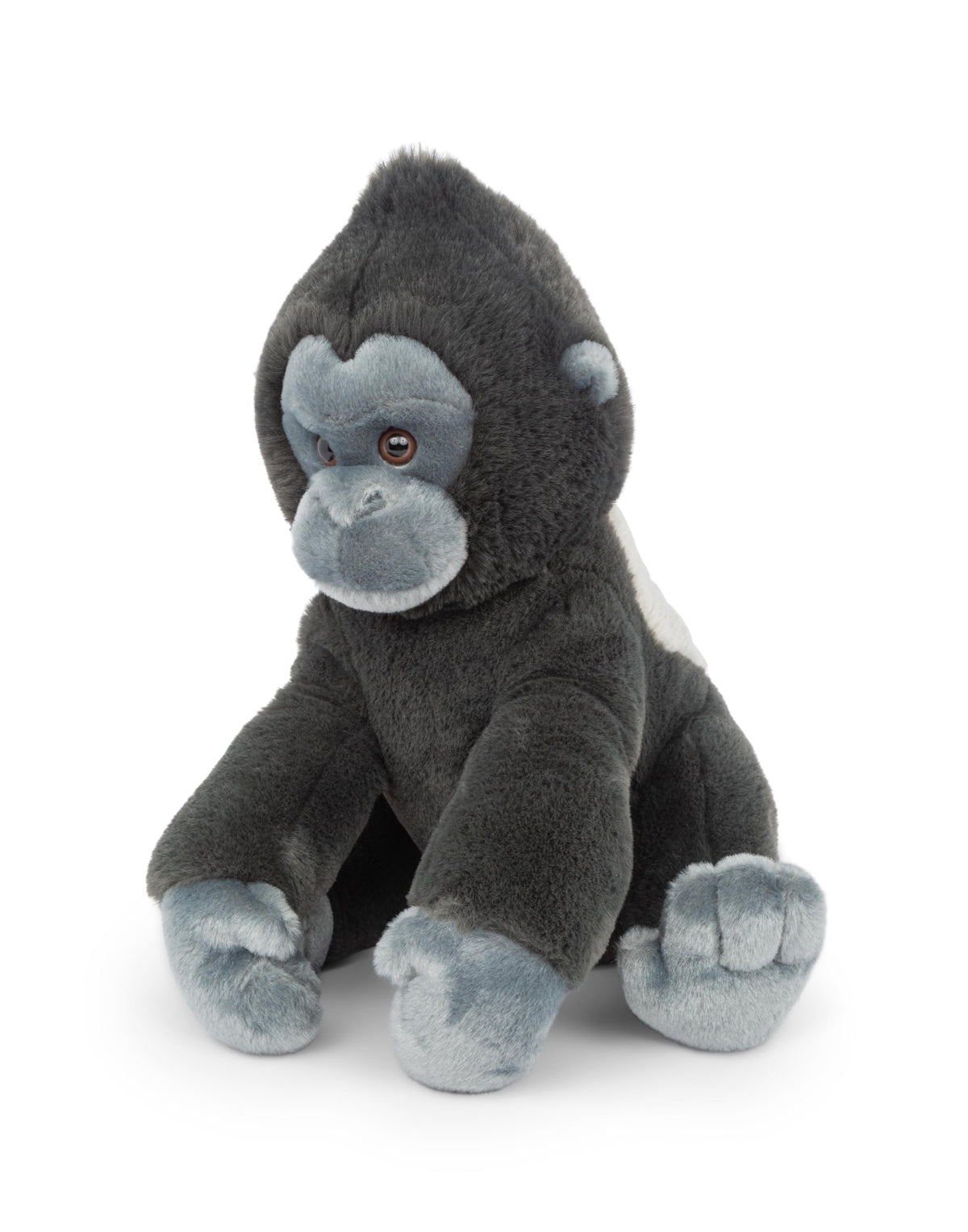 Fahlo tracking plush gorilla with QR code and map for curious learners.