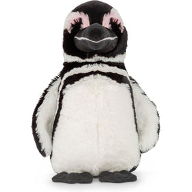 Fahlo Tracking Plush penguin front view with soft eco-friendly fabric.