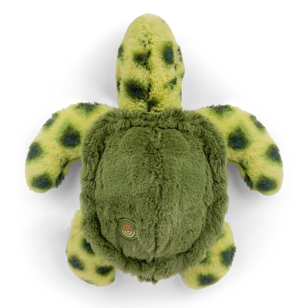 Fahlo Tracking Plush Turtle 12-inch cuddly plush with eco-friendly fabric for safe hugs and learning.