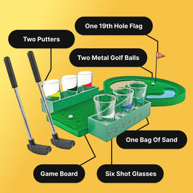 Fairly Odd Novelties nineteenth hole flag adds authentic flair to play