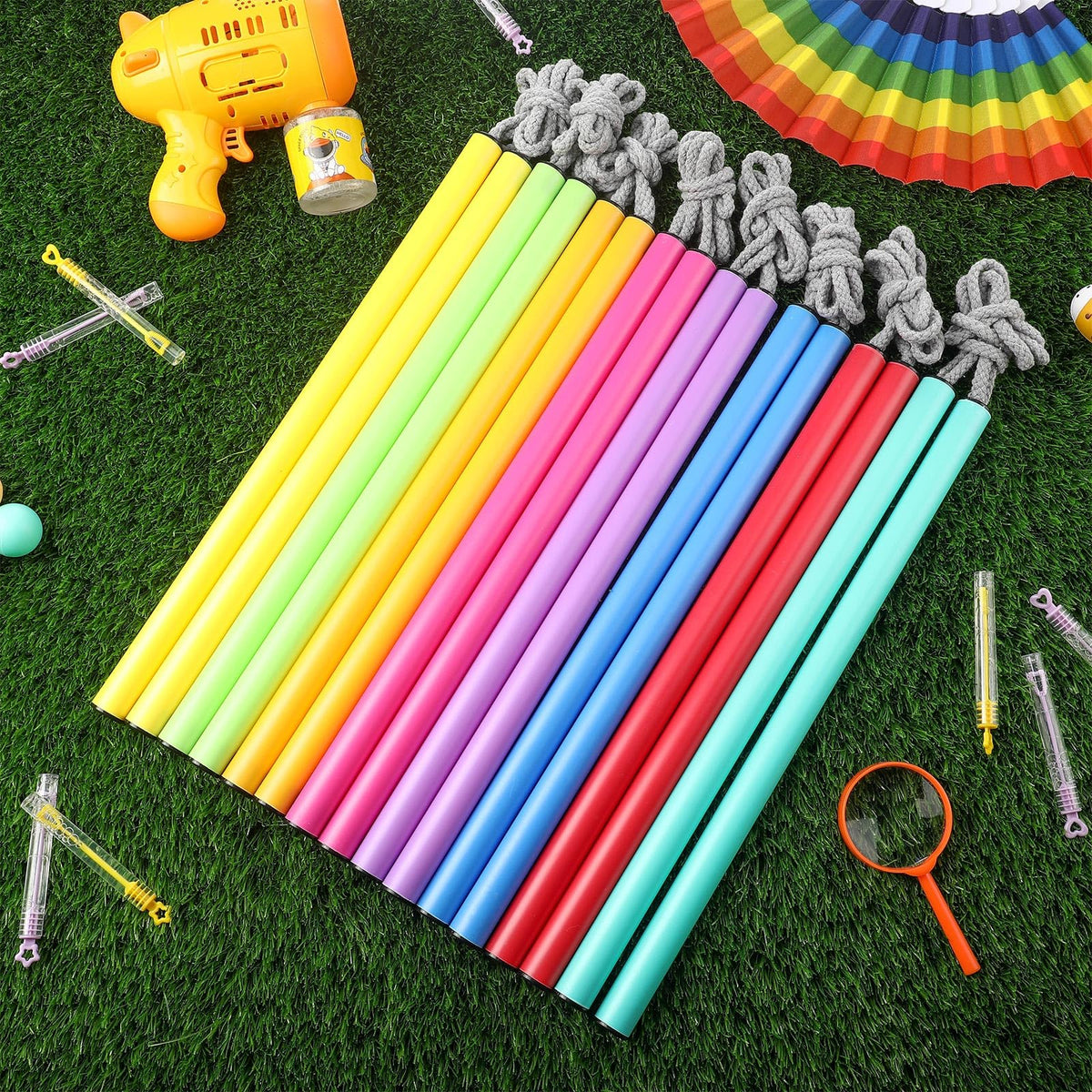 FairySandy rose red wand boosts group bubble moments at events