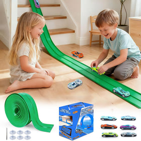 FALDAA Flextrack 15ft ready-to-race setup for instant family play