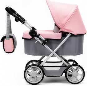 FALVIA doll stroller with adjustable handle for growing kids.