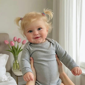 FALVIA Reborn baby doll 20 inch front view with lifelike details for imaginative play