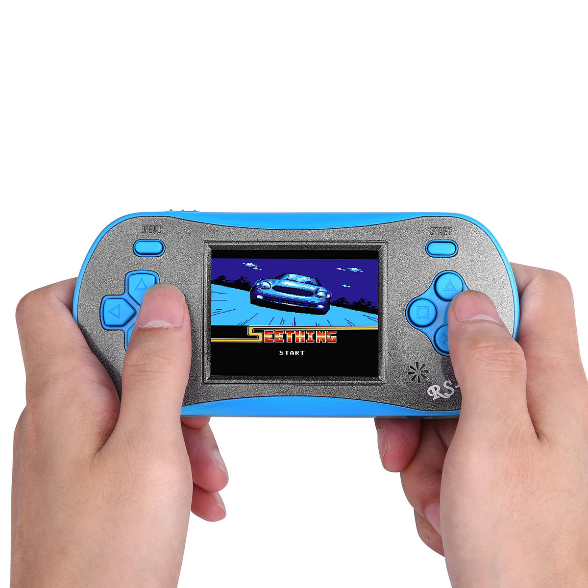 FAMILY POCKET RS16 sturdy plastic case resists fingerprints and scratches for family use.