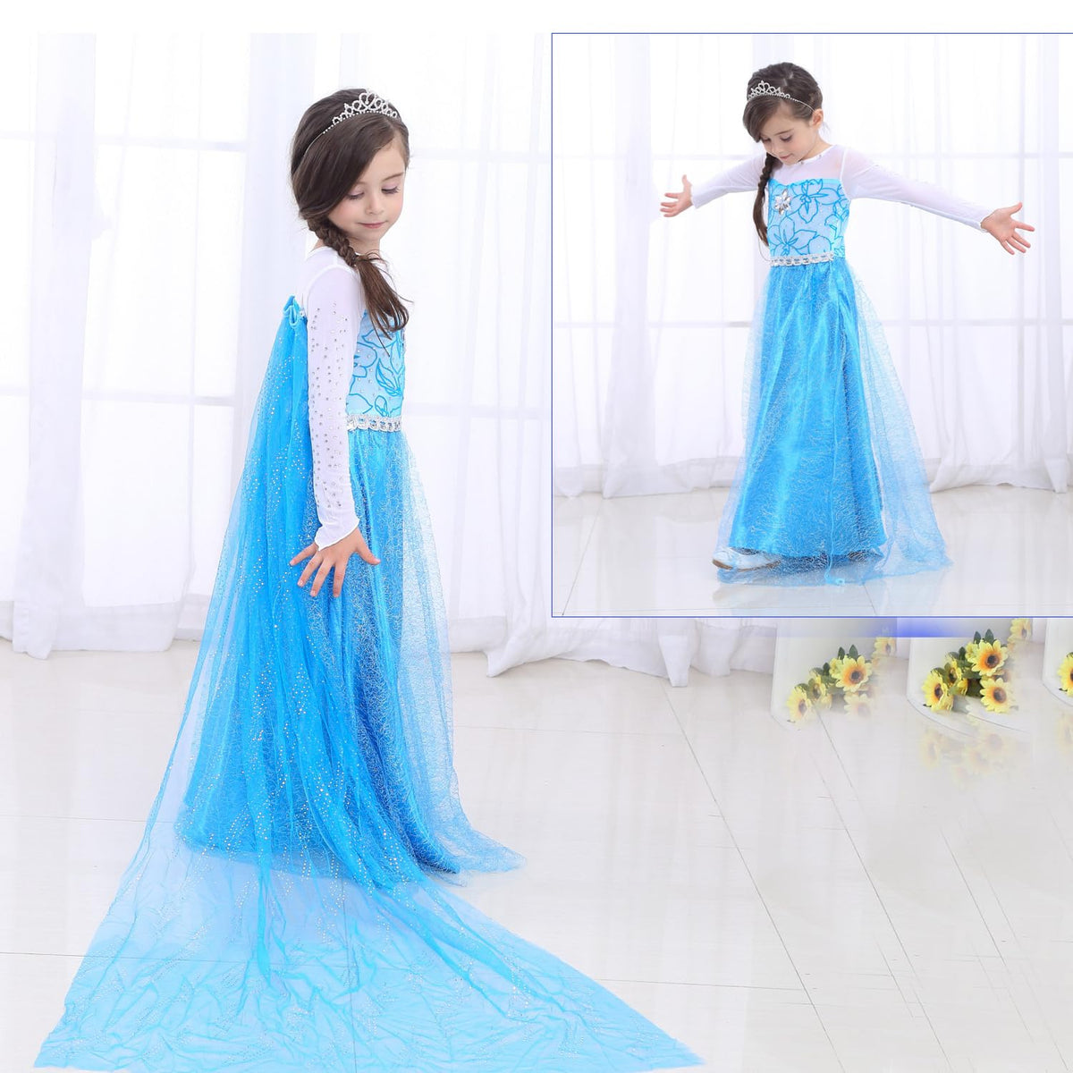 Familycrazy princess dress cartoon pattern inspires imaginative play at parties