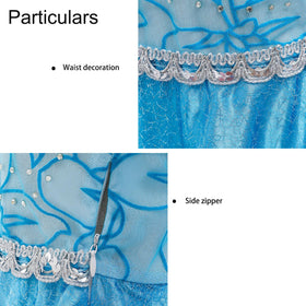 Familycrazy Satin gloves and braids wig complete the costume for easy styling